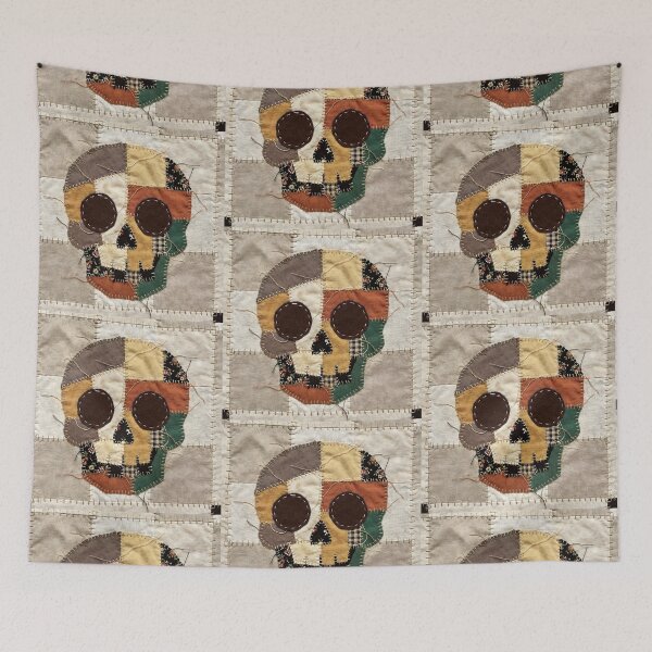 Item preview, Cute Patchwork Skull designed and sold by TackyTime.