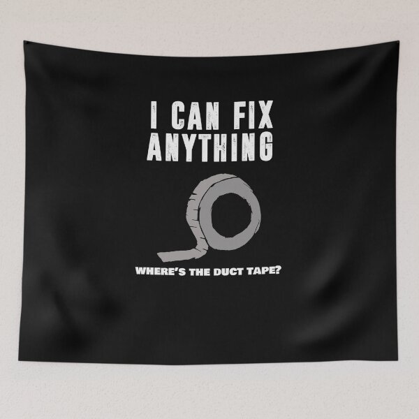 Item preview, Funny Fix Anything Duct Tape Handyman Fix It Folks T-Shirt designed and sold by LookTwice.
