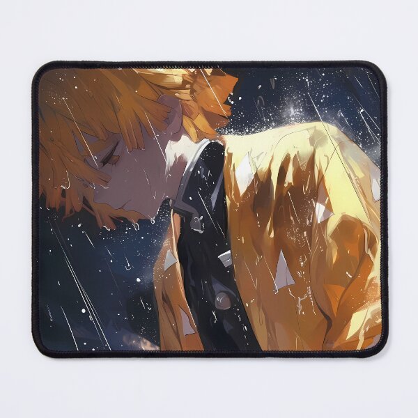 Item preview, Zenitsu Agatsuma Demon Slayer Rainy Night Starlight Mood designed and sold by TanglenRabbit.