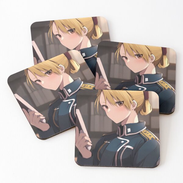 Item preview, Riza Hawkeye Fullmetal Alchemist Quiet Library Focus designed and sold by TanglenRabbit.