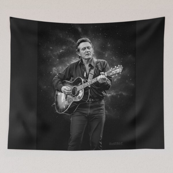 Item preview, JOHNNY CASH - Wall Art - American Singer - Songwriter designed and sold by DBM Photo Gallery 1.
