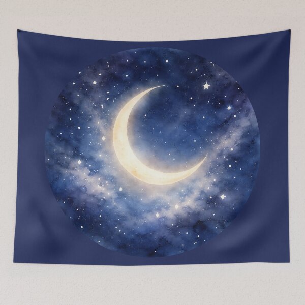 Item preview, A nocturnal moon designed and sold by Ratatosk-AI.