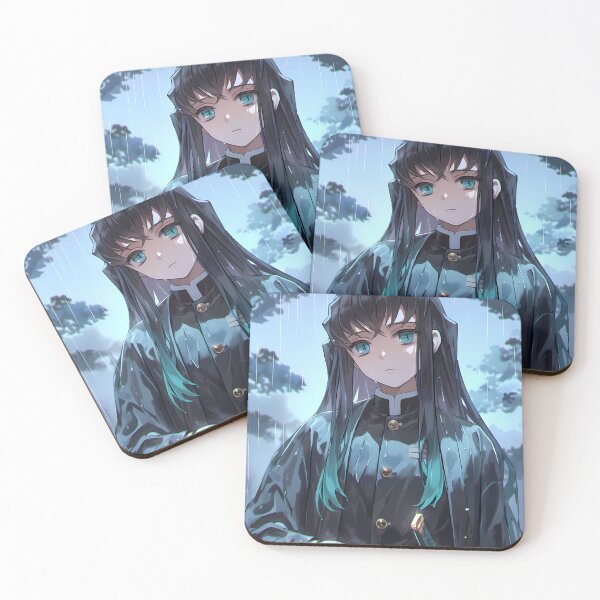 Item preview, Muichiro Tokito Demon Slayer Rainy Forest Calm designed and sold by TanglenRabbit.