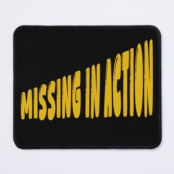 Item preview, Missing in Action - laptop sticker designed and sold by SkyTrailKin.