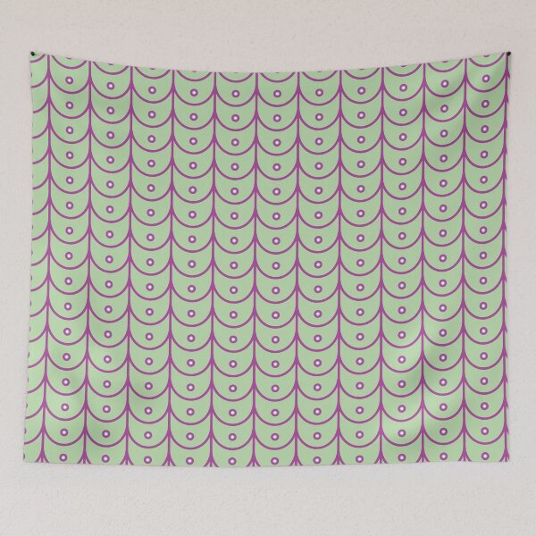 Item preview, Greek Goddess Scales Magenta and Seafoam designed and sold by PCaleDesigns.
