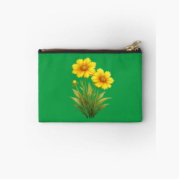 Item preview, Coreopsis Sunshine – Diseño de círculo botánico Golden Cheer designed and sold by TheJoyfulPen.