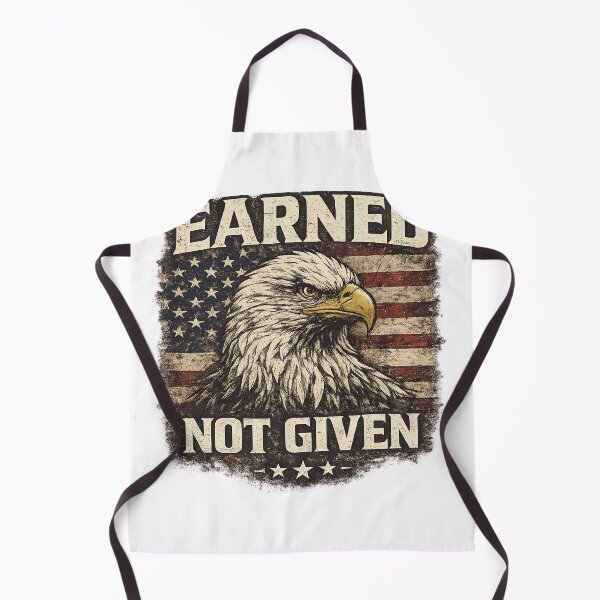 Item preview, Patriotic American Eagle Design – “Earned Not Given” USA Freedom designed and sold by EarnedPatriot.