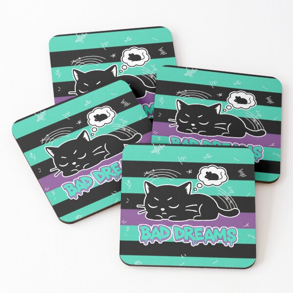 Item preview, Bad Dreams Black Cat Cartoon designed and sold by Taridesign.
