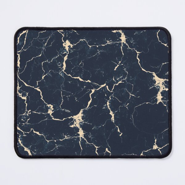 Item preview, Navy Blue White Cream Marble Design Pattern designed and sold by burbankdesigns.