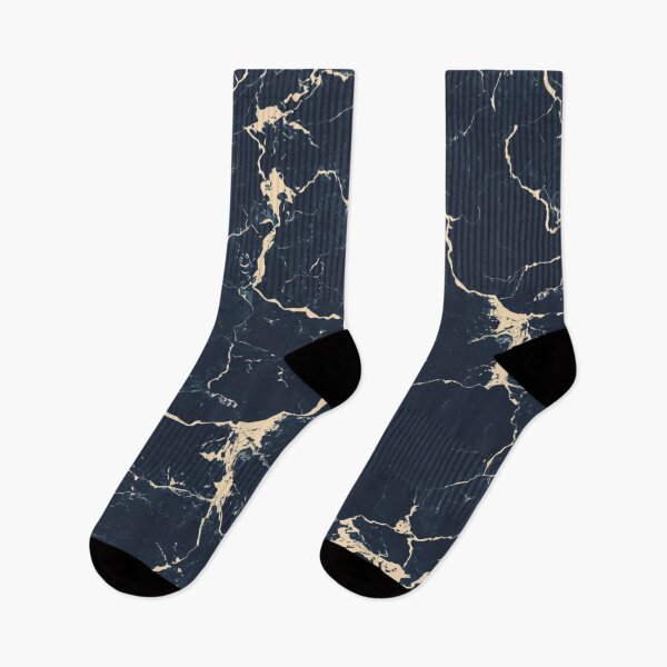 Item preview, Navy Blue White Cream Marble Design Pattern designed and sold by burbankdesigns.