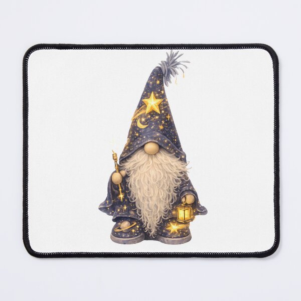 Item preview, Star Gnome – Celestial Starlight Wizard | Cosmic Night‑Sky Gnome Art designed and sold by Aurora & Ink Artworks .