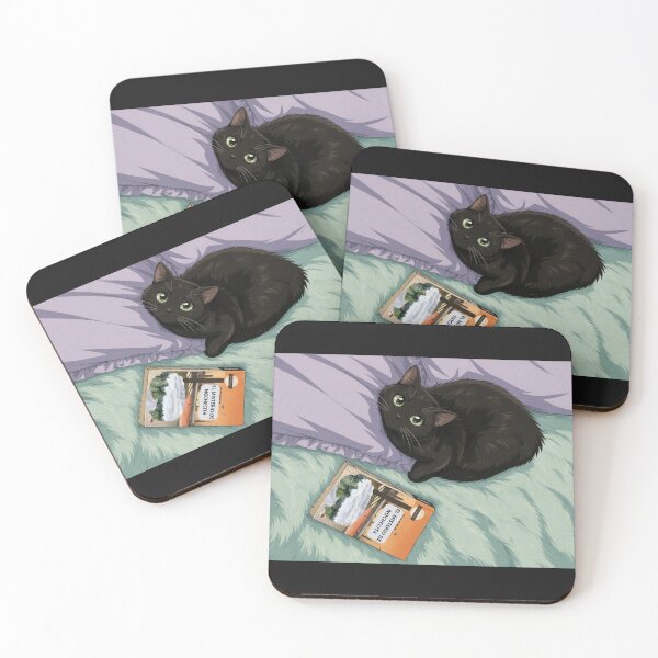 Item preview, The black cat and the book designed and sold by LeytonKit.
