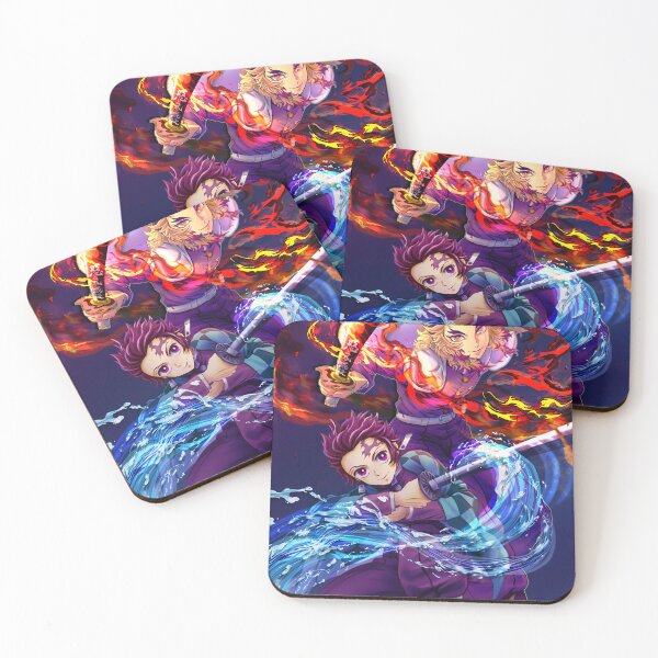 Item preview, Kyojuro Rengoku Demon Slayer Fiery Duo Splash designed and sold by Spraykart.
