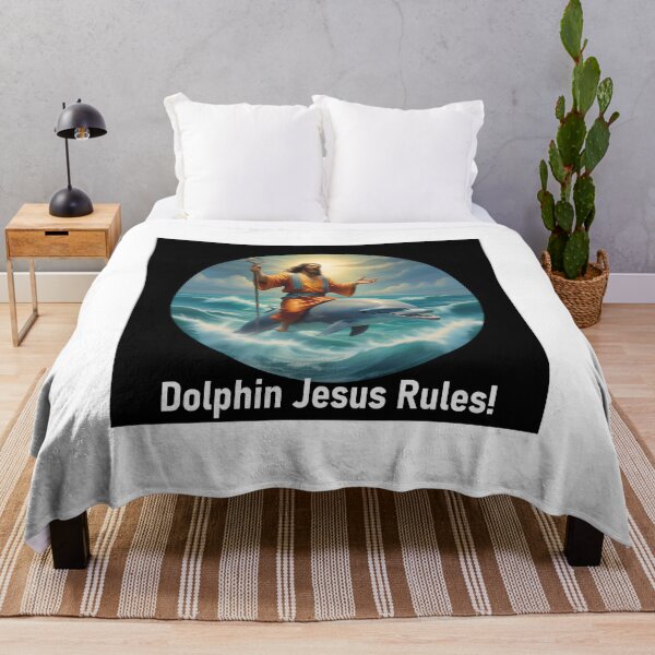 Item preview, Dolphin Jesus designed and sold by SRKFineArt.