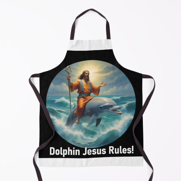 Item preview, Dolphin Jesus designed and sold by SRKFineArt.