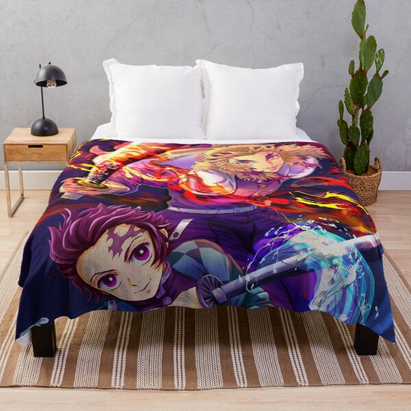 Item preview, Kyojuro Rengoku Demon Slayer Fiery Duo Splash designed and sold by Spraykart.