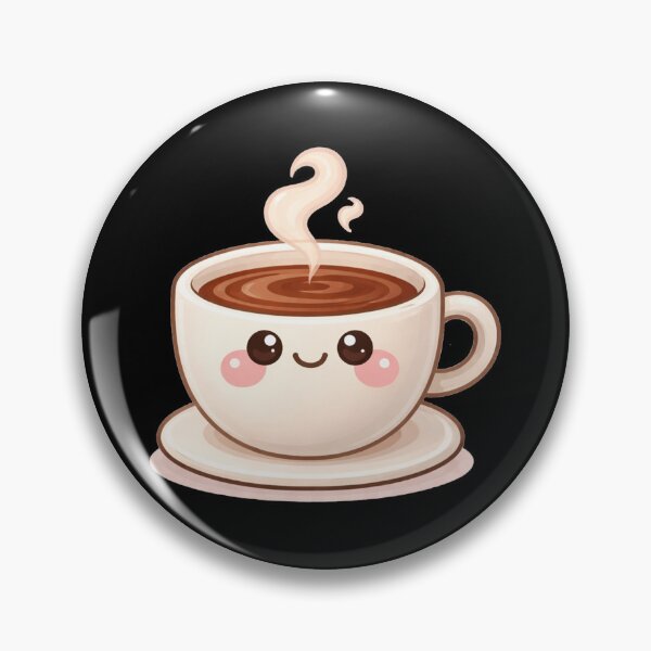 Item preview, Cute Coffee Cup Kawaii Food Character designed and sold by ImagenFusionP.