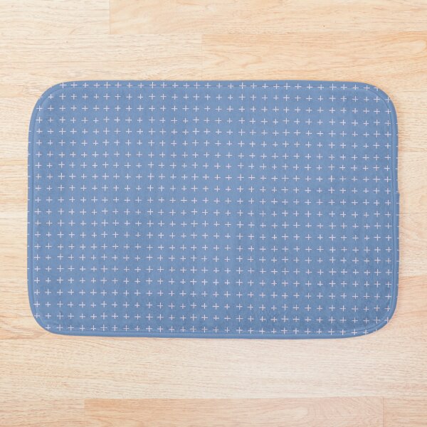 Item preview, Pink Plus Signs on a Soft Blue Background designed and sold by Hanna McCown.