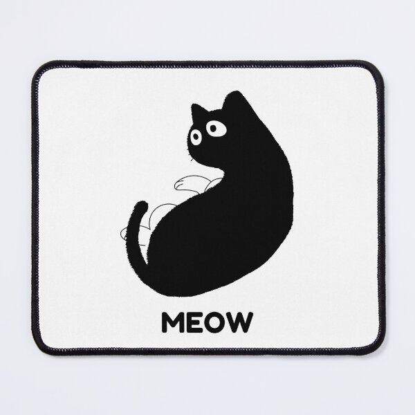 Item preview, MEOW BLACK CAT designed and sold by yalcoholic.