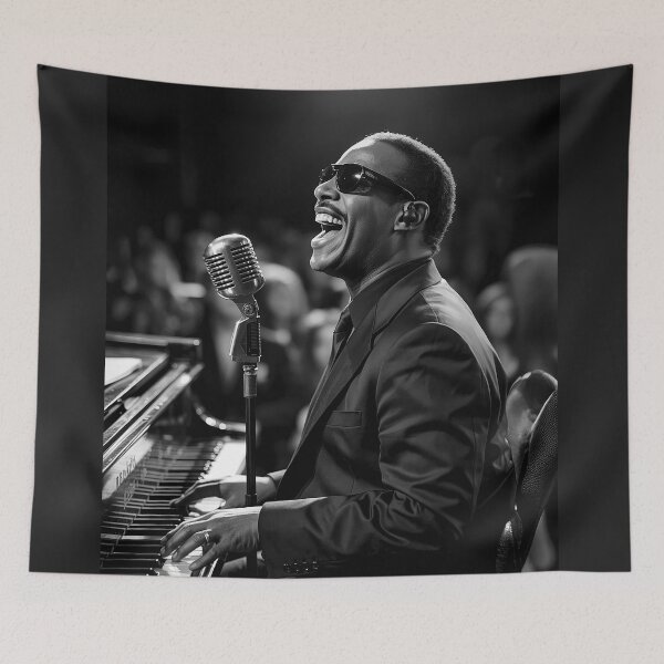 Item preview, STEVIE WONDER - Wall Art - American Singer-Songwriter and Musician designed and sold by DBM Photo Gallery 1.