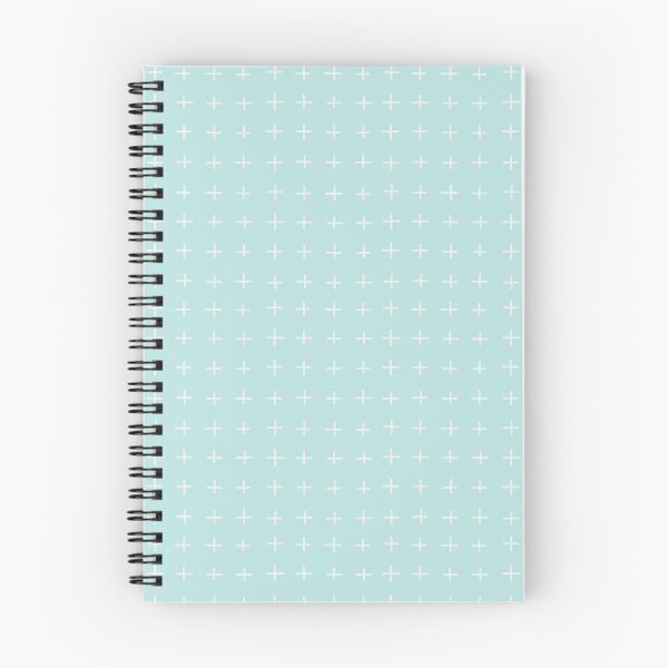 Item preview, White Plus Signs on a Light Teal Background designed and sold by Hanna McCown.