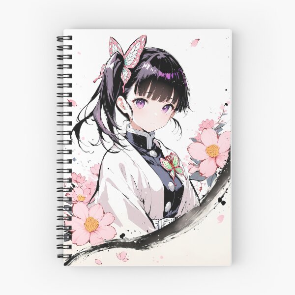Item preview, Kanao Tsuyuri Demon Slayer Sakura Ink Portrait designed and sold by Spraykart.