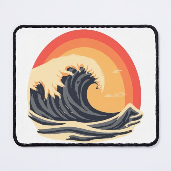 Item preview, Retro Surf T-Shirt, Vintage Wave Shirt, 70s Beach Tee, Sunset Surf Graphic, Coastal Lifestyle Shirt, Summer Beachwear, Surfer Gift designed and sold by Dreprogress.