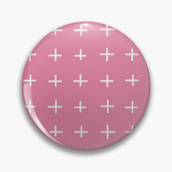 Item preview, White Plus Signs on a Pink Background designed and sold by Hanna McCown.