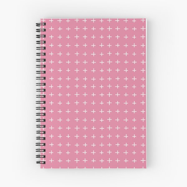 Item preview, White Plus Signs on a Pink Background designed and sold by Hanna McCown.