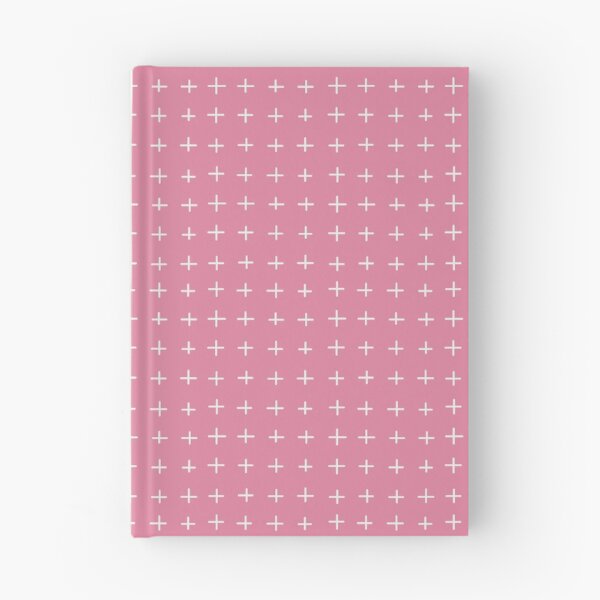 Item preview, White Plus Signs on a Pink Background designed and sold by Hanna McCown.