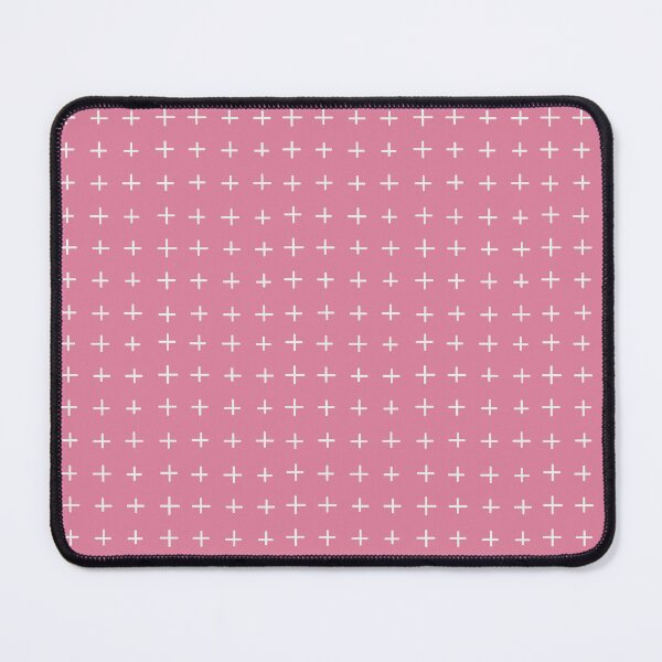 Item preview, White Plus Signs on a Pink Background designed and sold by Hanna McCown.