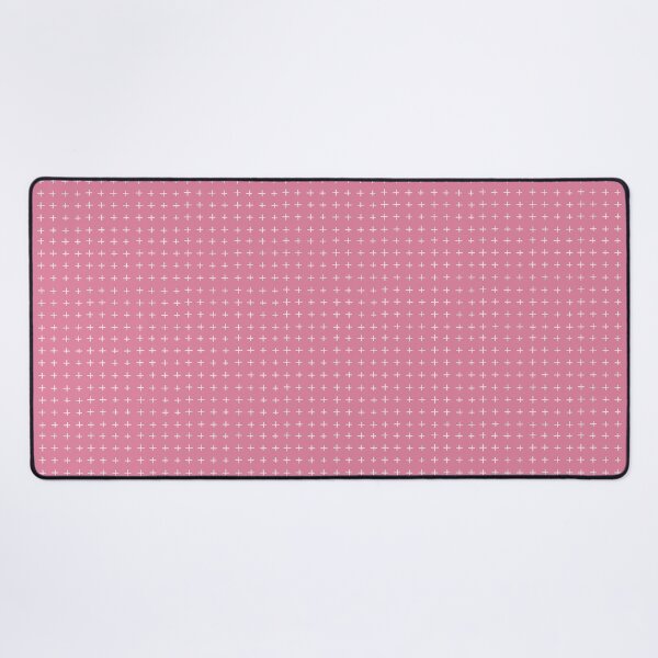 Item preview, White Plus Signs on a Pink Background designed and sold by Hanna McCown.