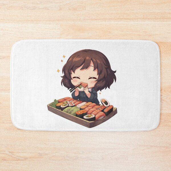 Item preview, Yukari Akiyama Girls Und Panzer Chibi Sushi Snack Time designed and sold by Spraykart.