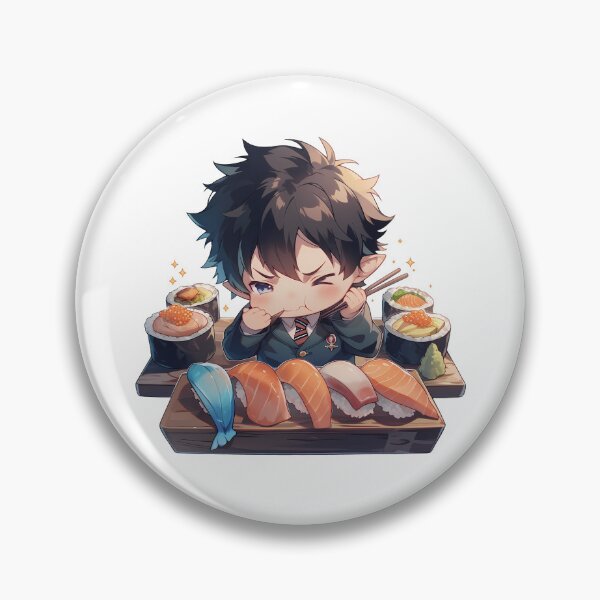 Item preview, Rin Okumura Blue Exorcist Kawaii Sushi Feast designed and sold by Spraykart.