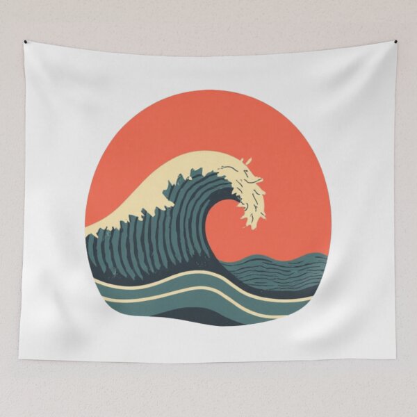 Item preview, Retro Surf T-Shirt, Vintage Wave Shirt, 70s Beach Tee, Sunset Surf Graphic, Coastal Lifestyle Shirt, Summer Beachwear, Surfer Gift designed and sold by Dreprogress.