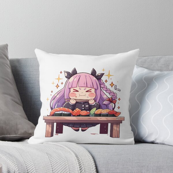 Item preview, Kyoko Kirigiri Danganronpa Chibi Sushi Mood designed and sold by Spraykart.