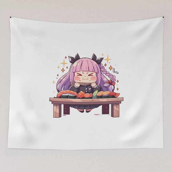 Item preview, Kyoko Kirigiri Danganronpa Chibi Sushi Mood designed and sold by Spraykart.