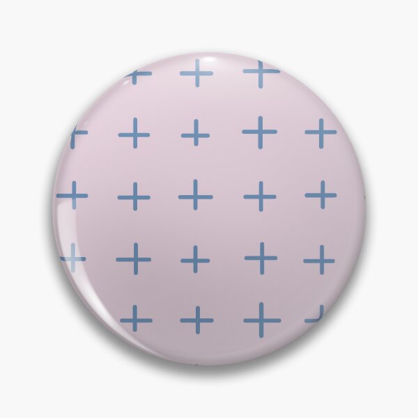 Item preview, Blue Plus Signs on a Soft Pink Background designed and sold by Hanna McCown.