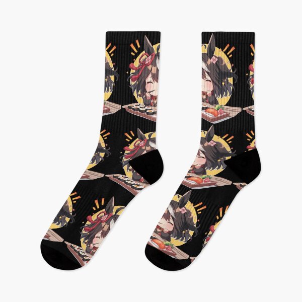 Item preview, Kitasan Black Uma Musume Pretty Derby Cute Sushi Break designed and sold by Spraykart.