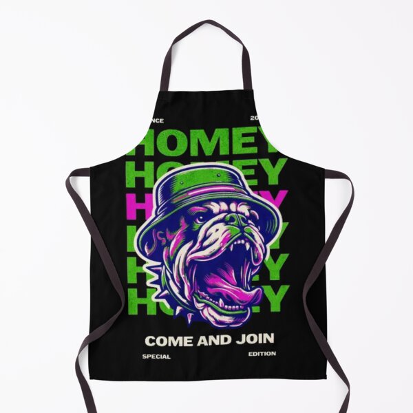 Item preview, Homey Bulldog Streetwear - Retro Neon Urban Dog Graphic designed and sold by GenZFashion000.