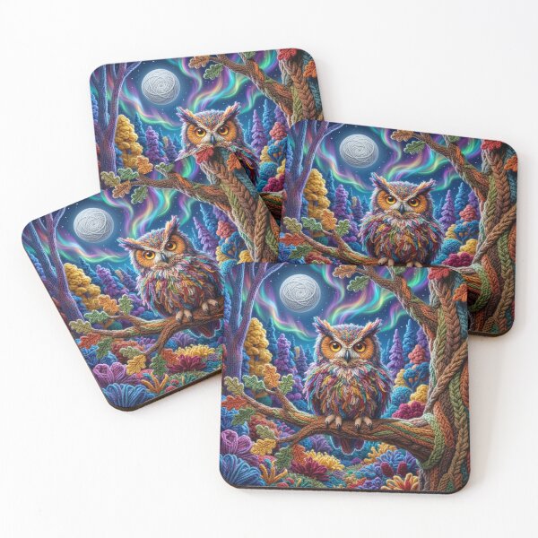 Item preview, Yarn Owl Under a Full Moon designed and sold by Tridentulus.