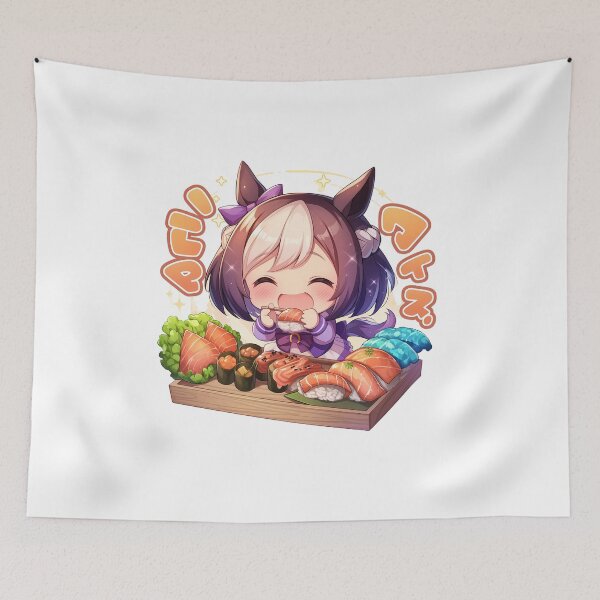 Item preview, Special Week Uma Musume Pretty Derby Chibi Sushi Nom Nom designed and sold by Spraykart.