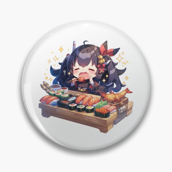 Item preview, Taihou Azur Lane Sparkly Chibi Sushi Feast designed and sold by Spraykart.