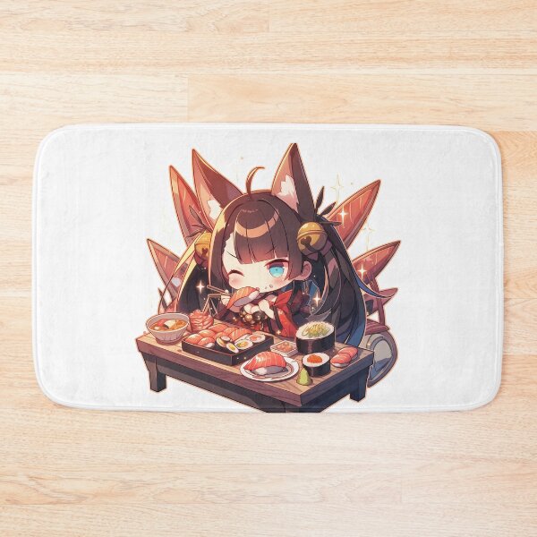 Item preview, Noshiro Azur Lane Winking Chibi Sushi Vibes designed and sold by Spraykart.