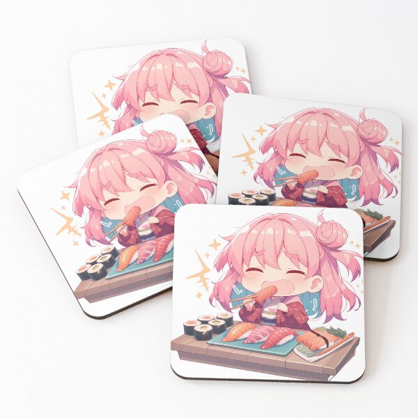 Item preview, Yui Yuigahama Oregairu Chibi Sushi Cheerful Feast designed and sold by Spraykart.