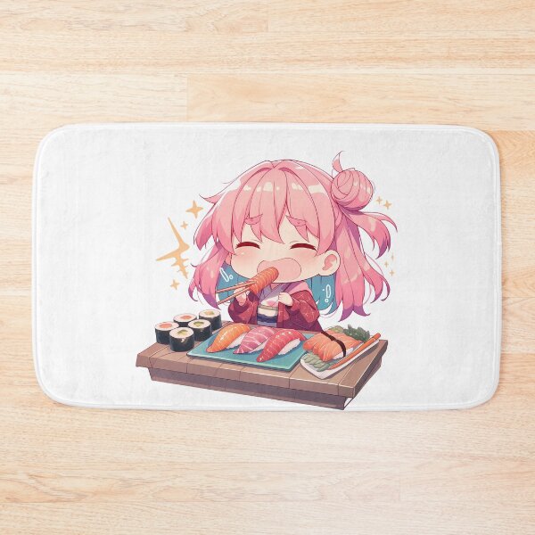 Item preview, Yui Yuigahama Oregairu Chibi Sushi Cheerful Feast designed and sold by Spraykart.