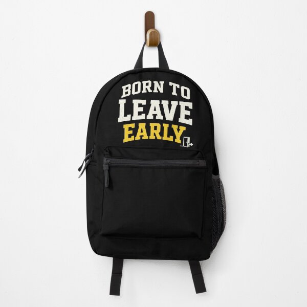 Item preview, Born to Leave Early Shirt Funny Introvert Exit Tee designed and sold by POD DYNASTY | Original Print On Demand T-Shirt Graphics.