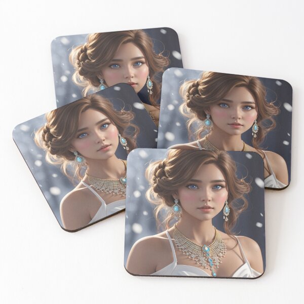Item preview, Winter Elegance: Sapphire Jewels & Snowfall designed and sold by PCGWindom.