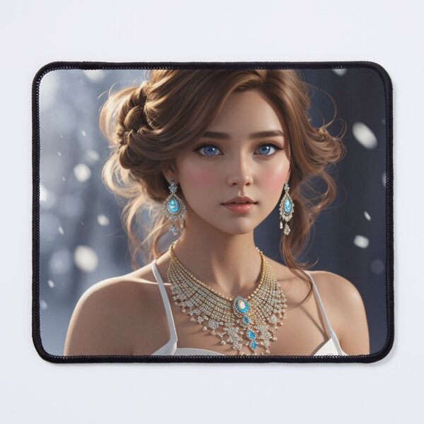 Item preview, Winter Elegance: Sapphire Jewels & Snowfall designed and sold by PCGWindom.