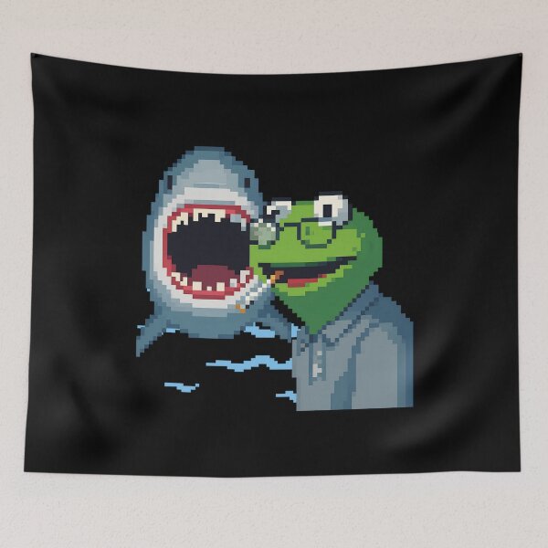 Item preview, Kermit The Frog Smoking Meme designed and sold by ThePrintPig.